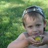 Isaac Catches A FROG!